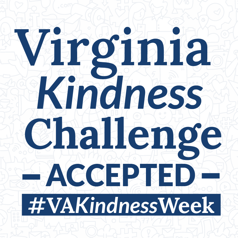 Virginia kindness-challenge-accepted #VAisforKindness